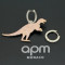 apm MONACO不对称恐龙耳环925银耳饰AE10238OXY AE10238XOR 粉金色