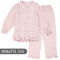 红豆(HODO)2019年夏季全棉格子居家四季节薄款男童女童儿童家居服套装_1 120cm 6J112