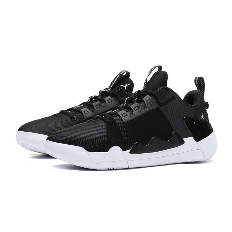 NIKE男鞋篮球鞋时尚潮流JORDAN系带休闲低帮运动鞋AT4030 AT4030-001黑+白 44.5码