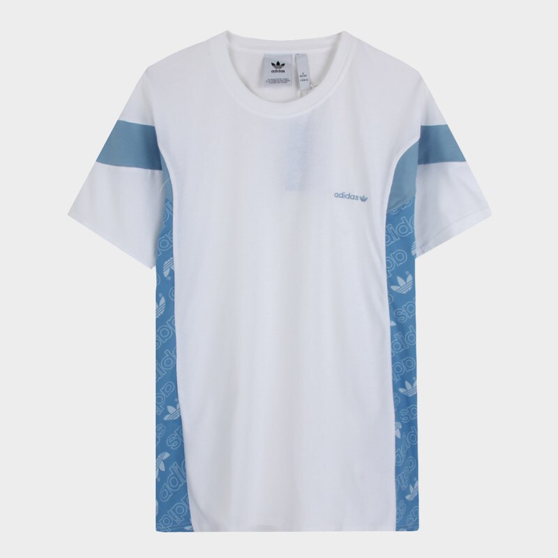 adidas阿迪达斯三叶T恤男夏季男子运动休闲圆领短袖T恤CW5183 S CW5183