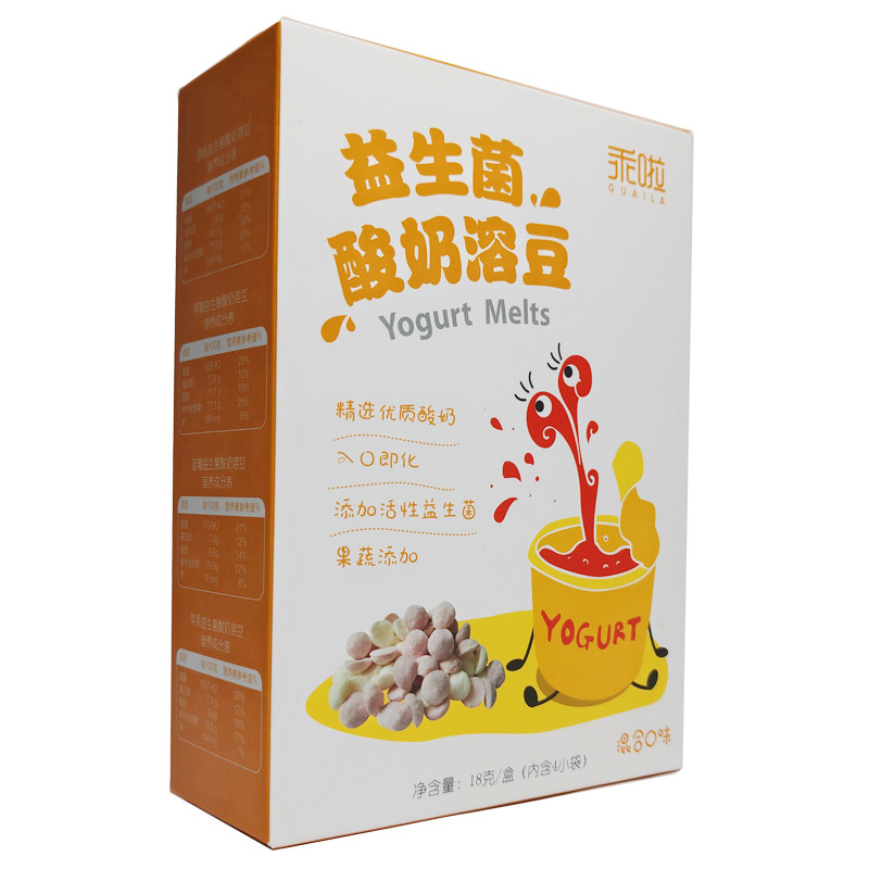 乖啦（GUAILA）益生菌酸奶溶豆18g（混合味）