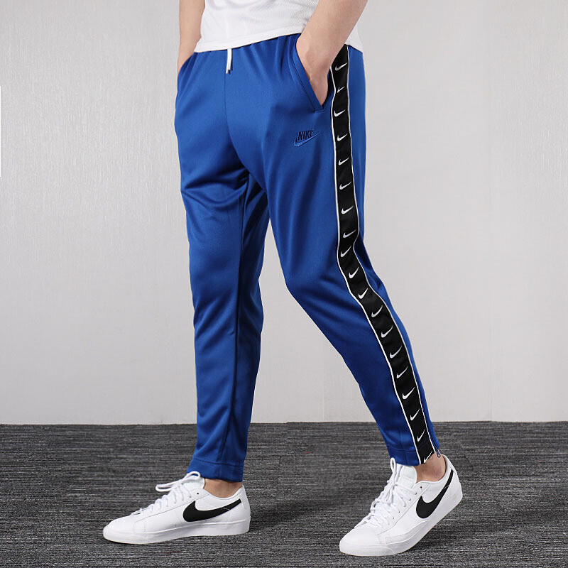 Nike耐克男裤2019春季新款运动裤跑步训练健身串标时尚舒适休闲长裤AR3143-010 XL AR3143-438蓝色串标
