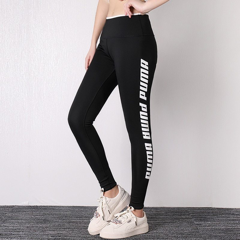 PUMA彪马女裤运动裤跑步训练紧身裤长裤844026-01 XL 844026-01