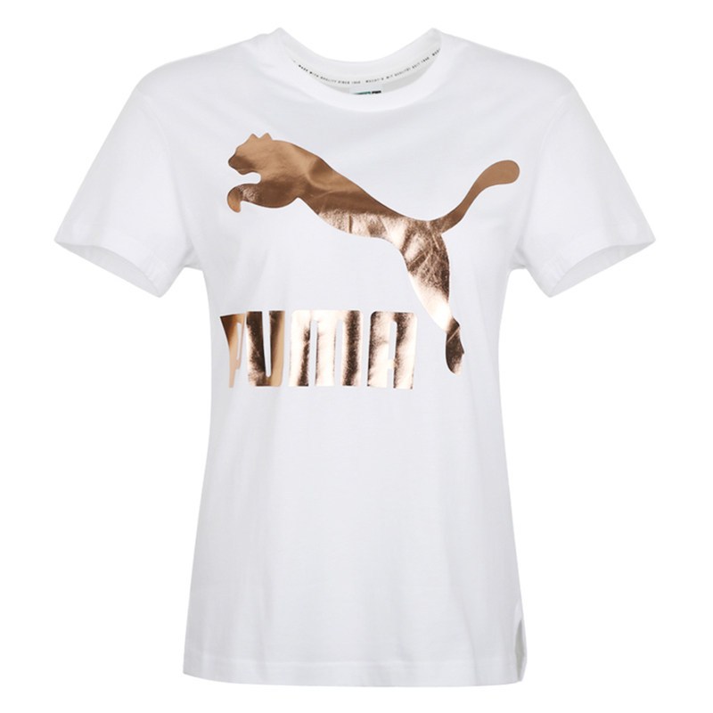 PUMA彪马女装休闲舒适短袖宽松运动透气T恤579406-84 XS 579406-84