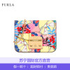 [直营]FURLA 芙拉 Metropolis Message 系列女士迷你黑色多色拼色彩绘牛皮单肩斜挎包