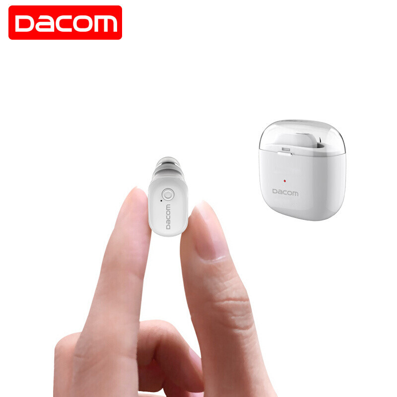 大康(DACOM) K6P 蓝牙耳机 迷你超小隐形无线运动入耳式 车载商务适用 苹果华为小米vivo通用 白色