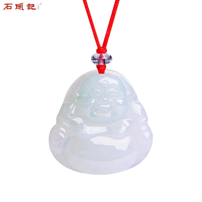iSTONE/石头记天然翡翠A货玉佛吊坠一物一图_8 B款