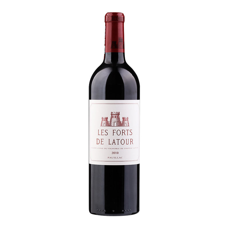 法国进口红酒 2010年拉图副牌干红葡萄酒单支750ml
