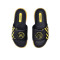 李宁 运动时尚系列 男款运动拖鞋AGAP009潮流拖鞋 标准黑/鲜黄色 9