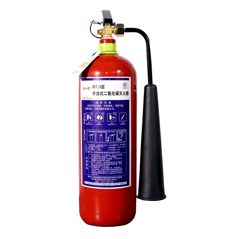 鑫一龙二氧化碳灭火器手提式二氧化碳灭火器3公斤机房精密仪器灭火器