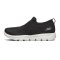 Skechers斯凯奇女鞋新款时尚一脚套休闲鞋轻质透气健步鞋15725 黑色/BLK 39