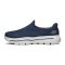 Skechers斯凯奇男鞋新款一脚套健步鞋透气布懒人休闲鞋54753 海军蓝色/NVY 43.5