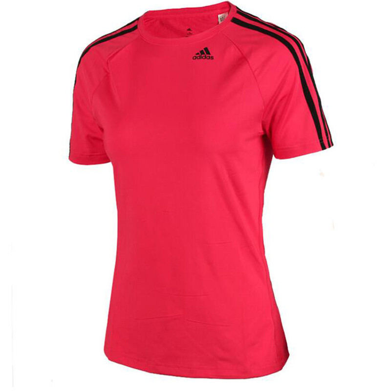 Adidas阿迪达斯短袖女装夏季训练跑步休闲透气圆领短袖T恤CD1956 BK2685 S