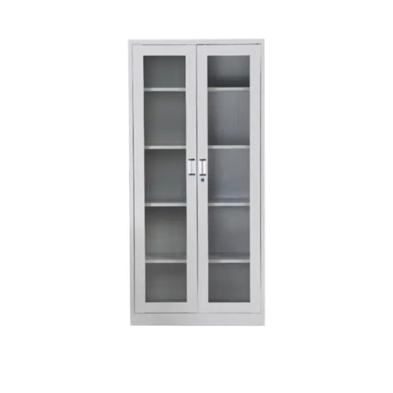 宏聚 G0005 带锁通体玻璃文件柜 资料柜 财务凭证柜 储物柜 档案柜 （可定制）