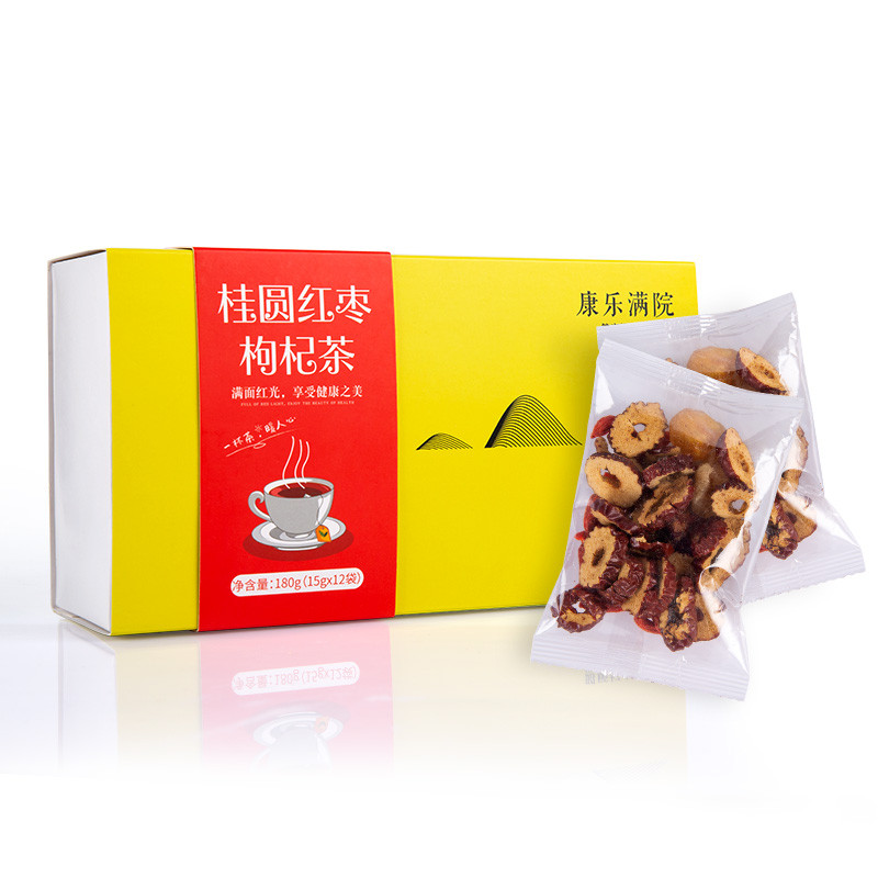 康乐满院桂圆红枣枸杞茶180g/盒