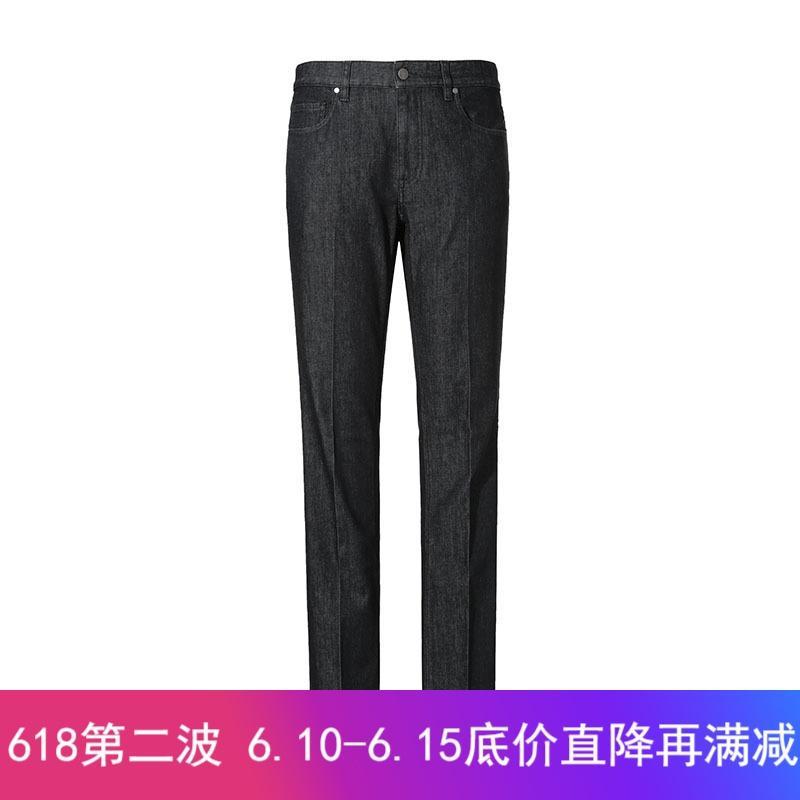 Z Zegna 杰尼亚 男款棉质牛仔裤 VS721 ZZ505R K09-黑色 33