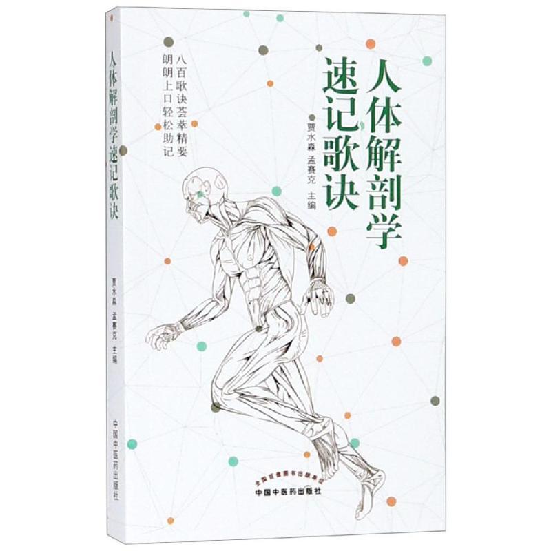 人体解剖学速记歌诀