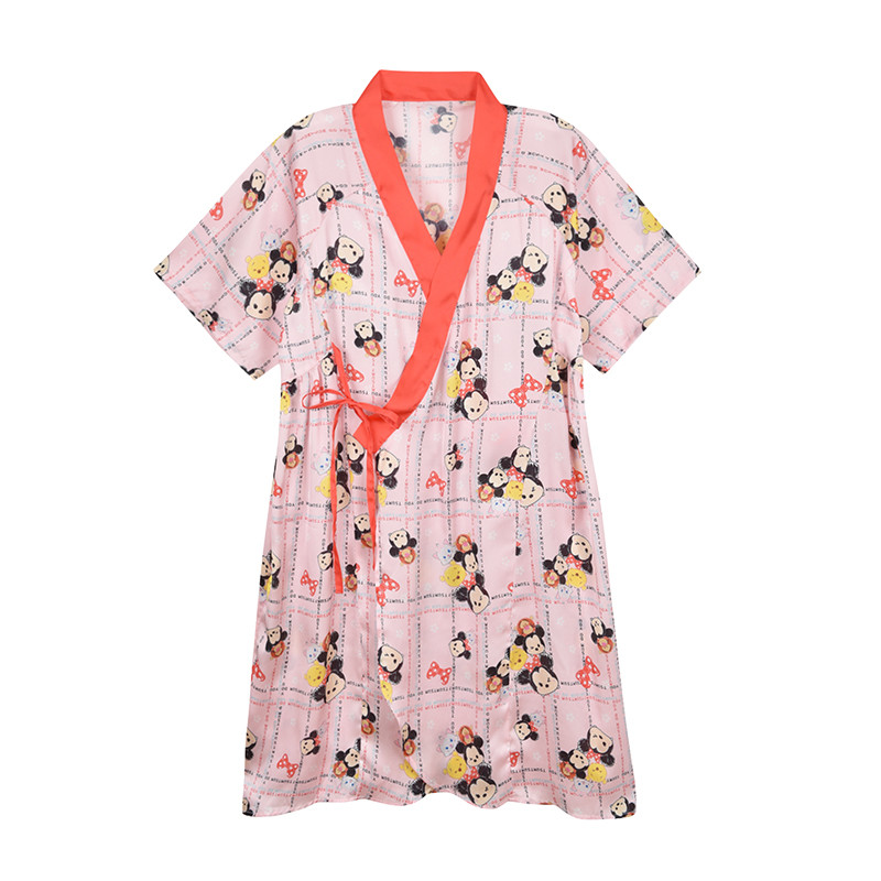 阪织屋迪士尼松松和服睡裙女夏季日式少女可外穿家居服睡裙睡衣 均码 蓝色