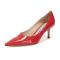 Jimmy Choo 周仰杰 女士漆皮高跟鞋 LOVE 65 PAT 191 CHILLI-红色 37.5