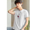 【100%纯棉】男短袖潮新款夏季宽松休闲潮流嘻哈衣服男_1 2XL 白色纯T