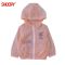 史努比（SNOOPY）童装正品2-12岁儿童紫色防晒衣夏季女童西瓜红尼龙皮肤卫衣海边轻薄透气防晒衫90-140cm 西瓜红色 100#适合90-100cm