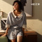 安之伴家居服套装82K7466 S 牛仔兰