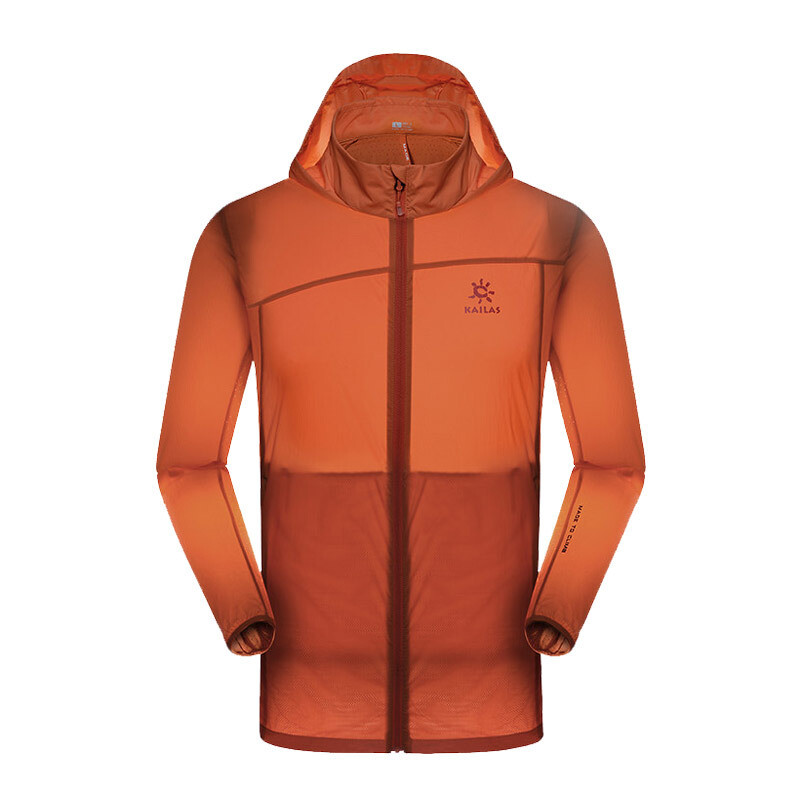 凯乐石(KAILAS)情侣男女户外运动皮肤衣防晒衣 KG610263/纯橙/男 XXL