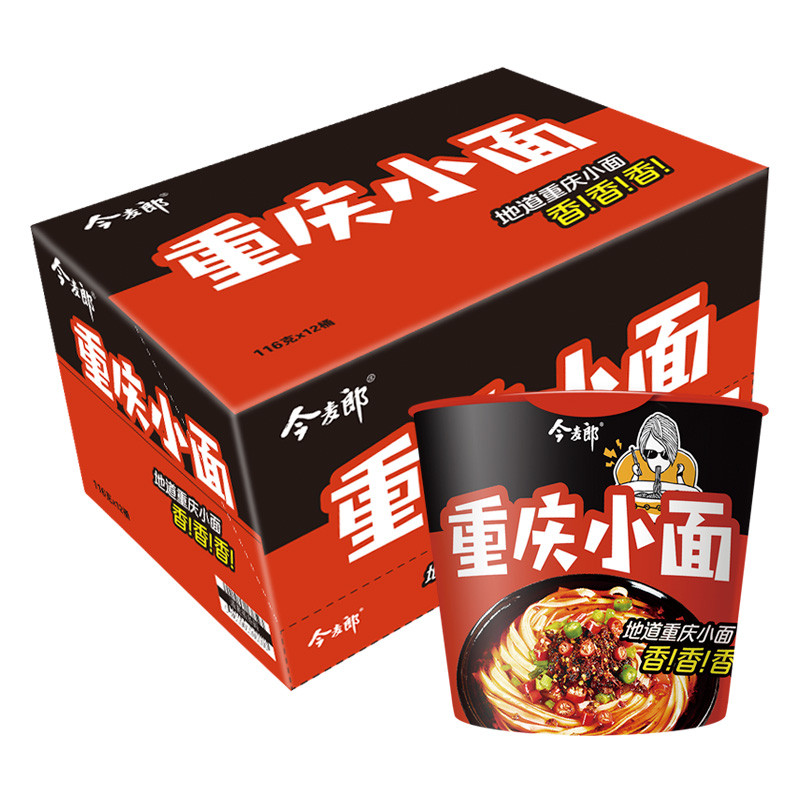 今麦郎方便面今桶重庆小面116g桶
