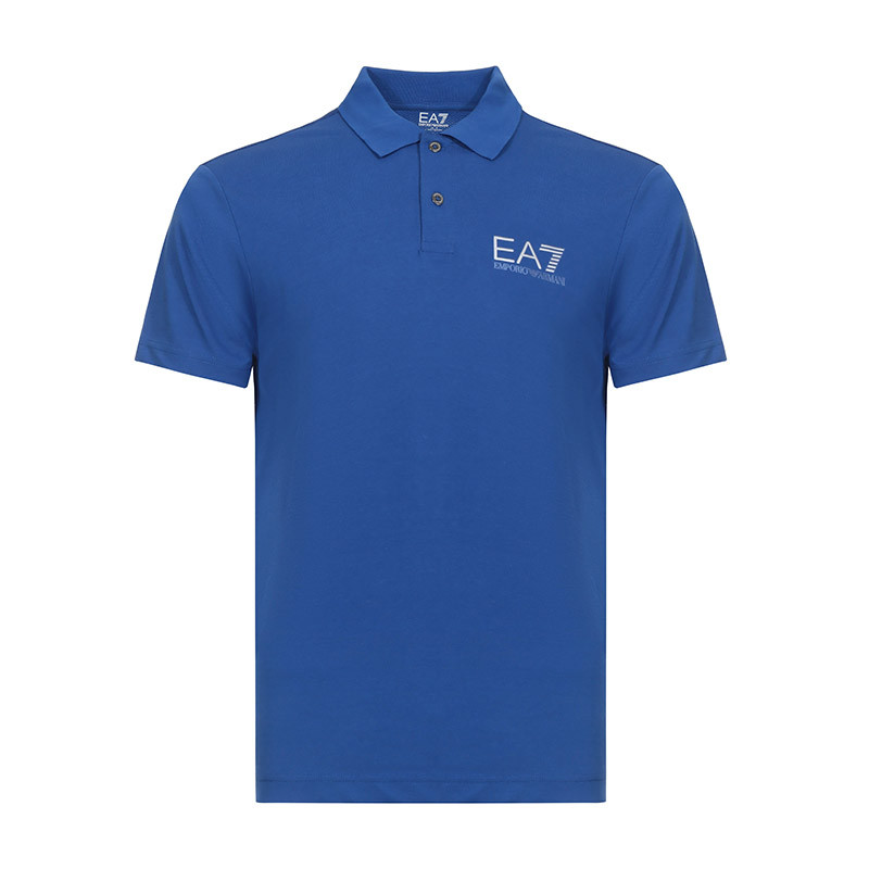 EMPORIO ARMANI EA7 阿玛尼 男款混纺短袖POLO衫 3GPF69 PJJ6Z 1582-蓝色 XL