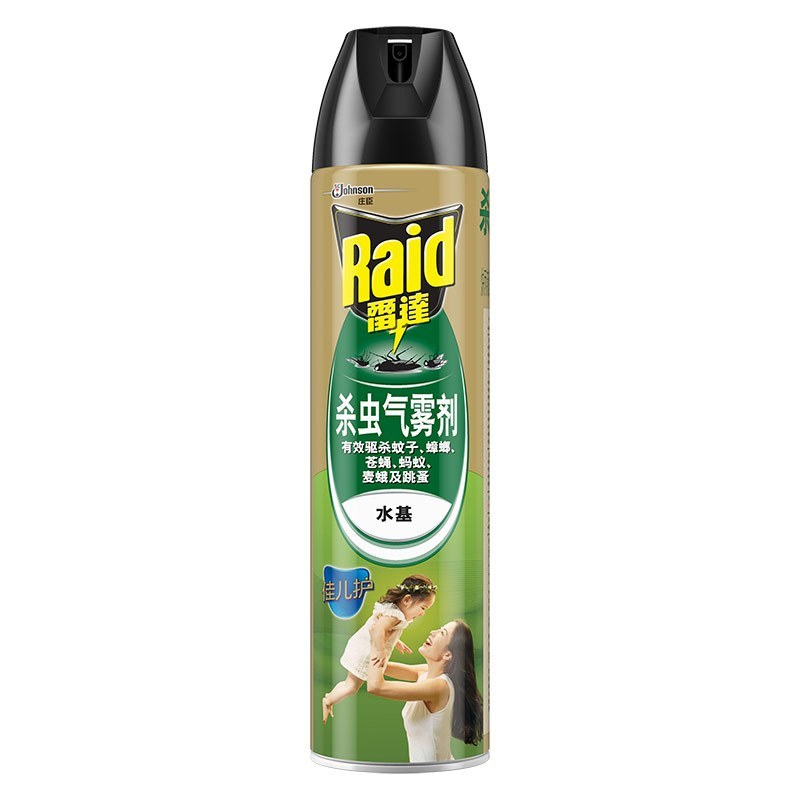 J雷达(Raid)佳儿护系列杀虫气雾剂 水基600ml单瓶装