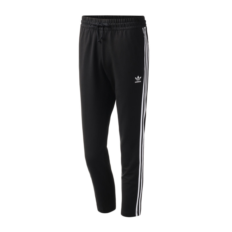 adidas阿迪达斯三叶草女裤运动休闲三条纹针织长裤FL0047. 32 FL0047黑色