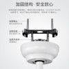 雷士照明(NVC) 隐形风扇灯精致简约现代铁艺四叶LED灯智能吊扇灯风扇灯客厅餐厅吊灯 星悦系列【36瓦白色】六档风速-三色调光