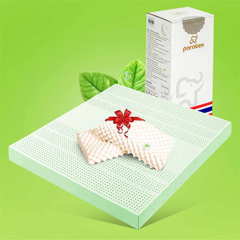 [买床垫送乳胶枕]paratex泰国乳胶床垫原装进口天然橡胶床垫负离子天然透气床垫