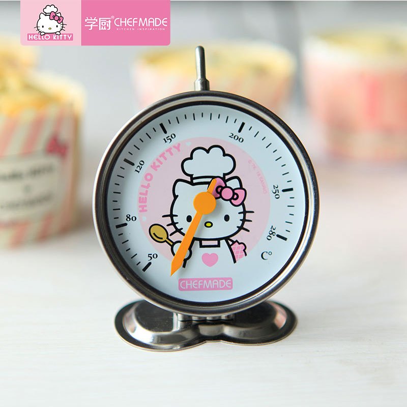 学厨 HELLO KITTY(凯蒂猫) 正版授权 烘焙工具烘焙用具 悬挂式 厨房烤箱温度计 耐高温 KT7055
