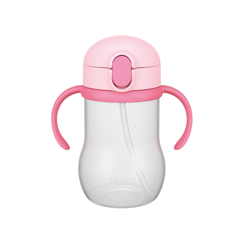 THERMOS 膳魔师 婴儿保冷杯 吸管杯直饮带盖便携式杯子 NPD-350-LP 粉色款350ml 保冷专用