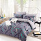 天琴 韵律-时韵贵妃绒套件 (床单230*250cm被罩200*230枕套48*74cm*2） TQ-T102 灰色
