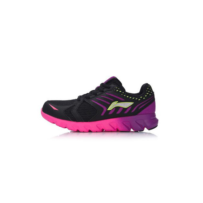 李宁LI-NING女士轻质时尚跑步鞋 35.5码 荧光紫色