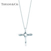 蒂芙尼Elsa Peretti™系列:Tiffany 925银抽象十字架 银色