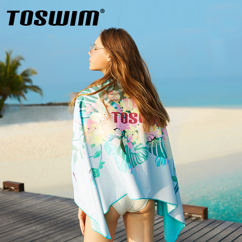 TOSWIM 泳镜侠系列吸水巾-TS615005 蓝冕蜂鸟