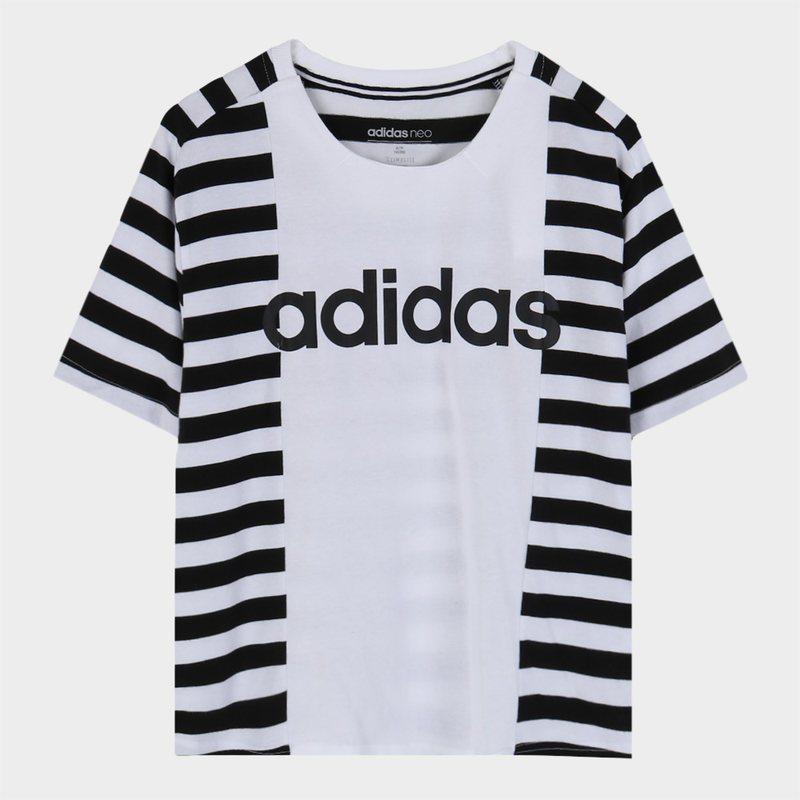 ADIDASSC(阿迪运动休闲)夏季女子短袖上衣DW8004 S DW8004