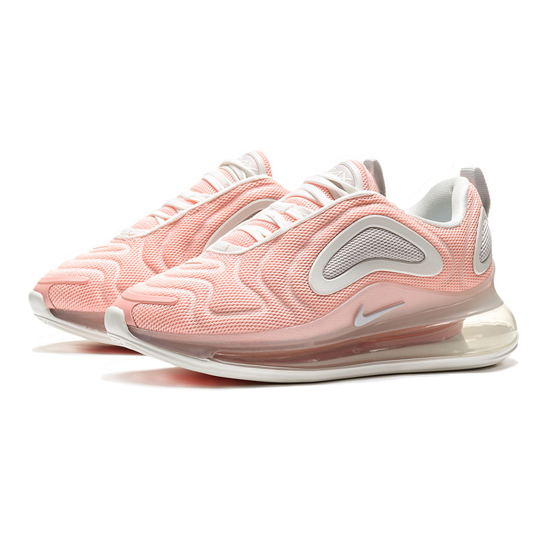 【自营】NIKE耐克女鞋休闲鞋AIR MAX 720时尚气垫跑步运动鞋AR9293... AR9293-603漂白珊瑚红+顶峰白+白金色 35.5码