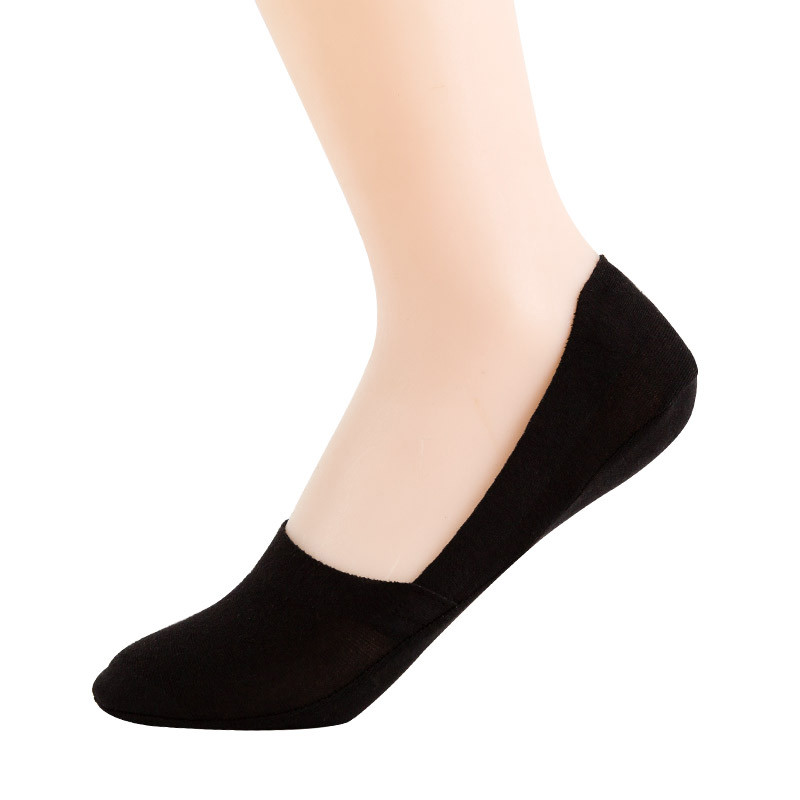 日本厚木 ATSUGI 船袜男士 补强头 防脱落 脚跟硅胶设计 含棉成分ATF033 2325 烟花灰