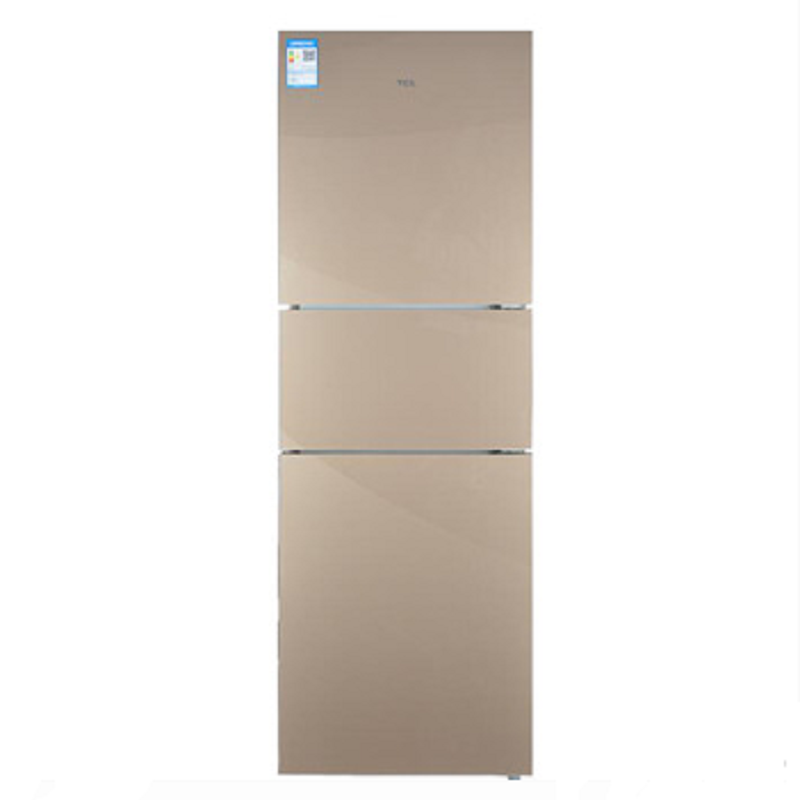 （DT）TCL 260L 三门风冷冰箱 BCD-260TEWBF2丝韵金（计价单位：台）