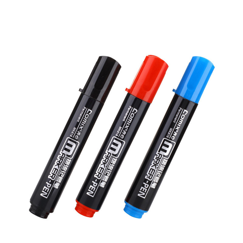 齐心 MK818 记号笔J(5支/盒)（盒） 2.0mm 物流专用 黑色