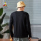 稻草人卫衣男2019秋季新品套头圆领印花衣服运动休闲外套男春秋 2XL 军绿色