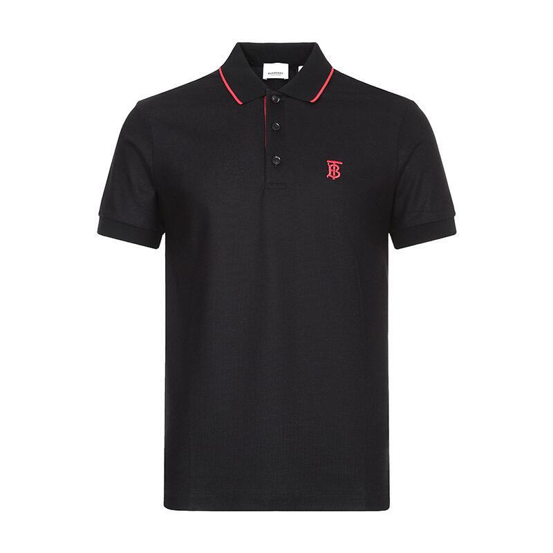 BURBERRY 博柏利 男士棉质短袖POLO衫 8017003 8017008 80170031-黑色 XXL