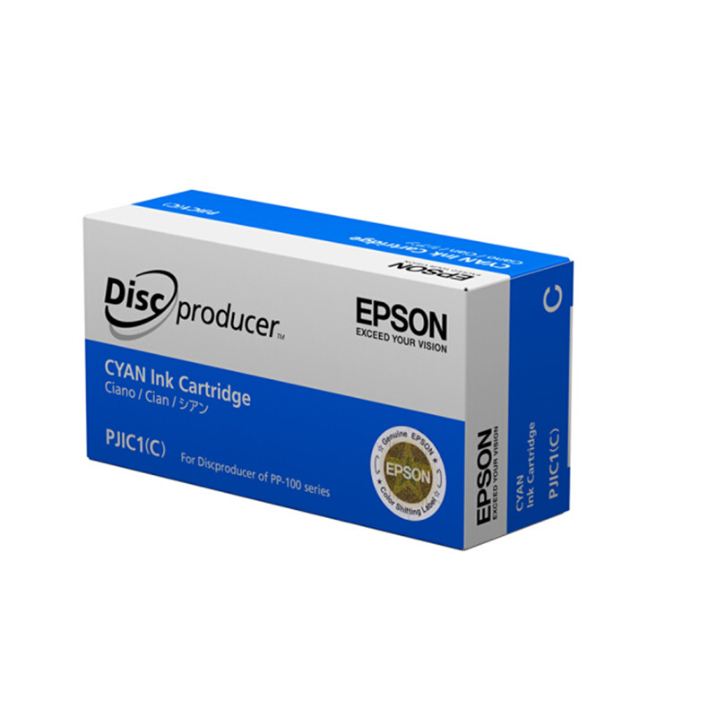 爱普生（EPSON）PJIC1 青色墨盒 (适用PP-100III/100N/50II系列光盘印刷刻录机) C13S02 青色