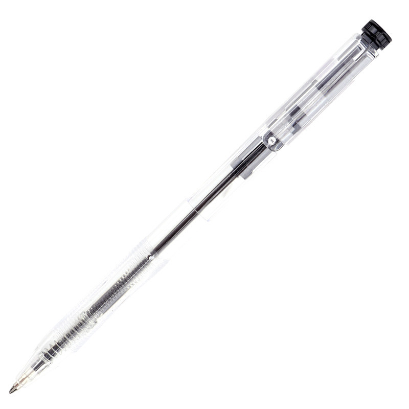 宝克（BAOKE）B14 0.7mm黑色按动圆珠笔中油笔原子笔 48支/盒 0.7mm黑色48支