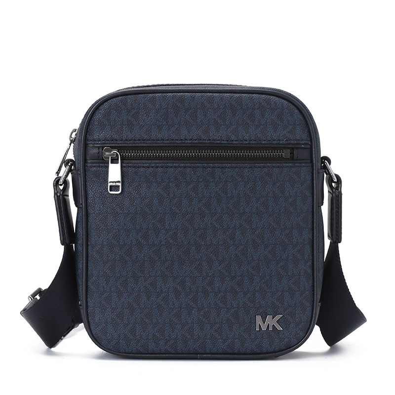 MK Jet Set Mens 单肩包 小号 印花LOGO款 33F7MMNC5B 海军蓝