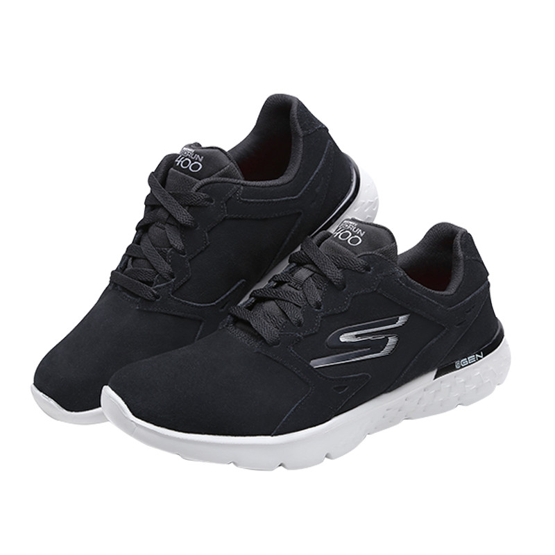SKECHERS(斯凯奇)女鞋休闲鞋-14801-BKGY 黑色/灰色 35